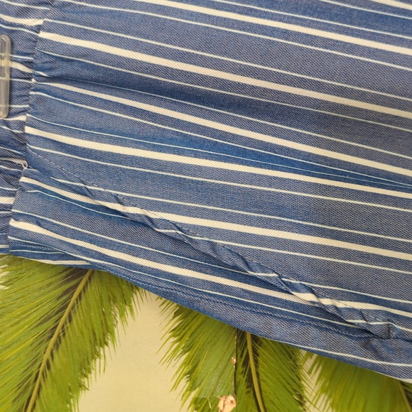 Nina Leonard size 3 x pants blue/white stripe - Picture 2 of 5